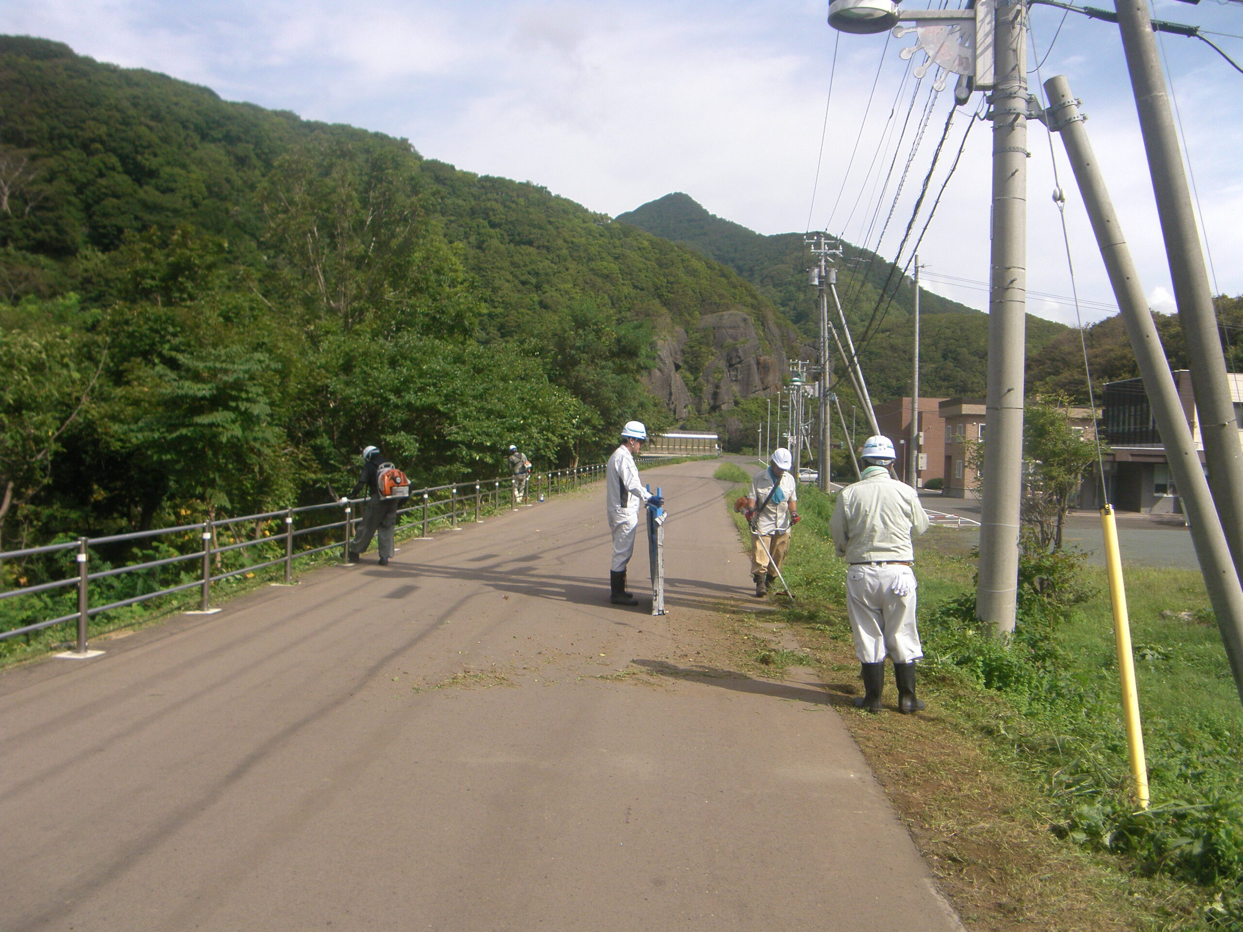 神恵内村で除草作業を行いました