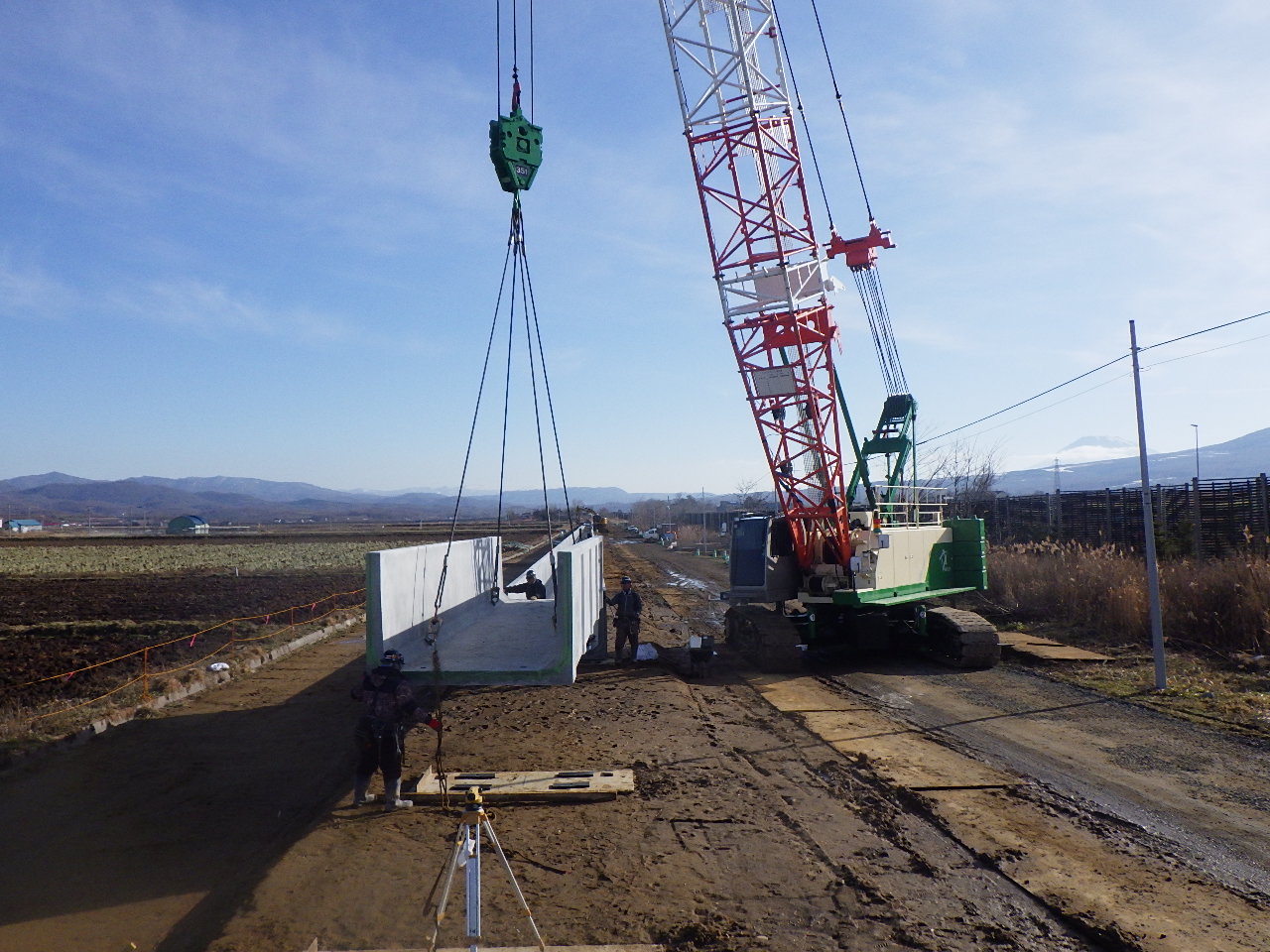 水利施設　発足・前田地区　61工区