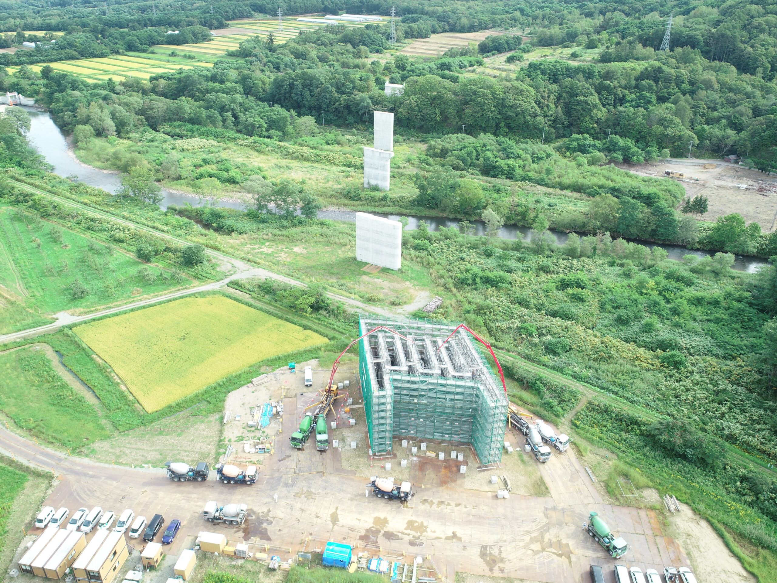 一般国道５号　仁木町　余市川橋下部工事