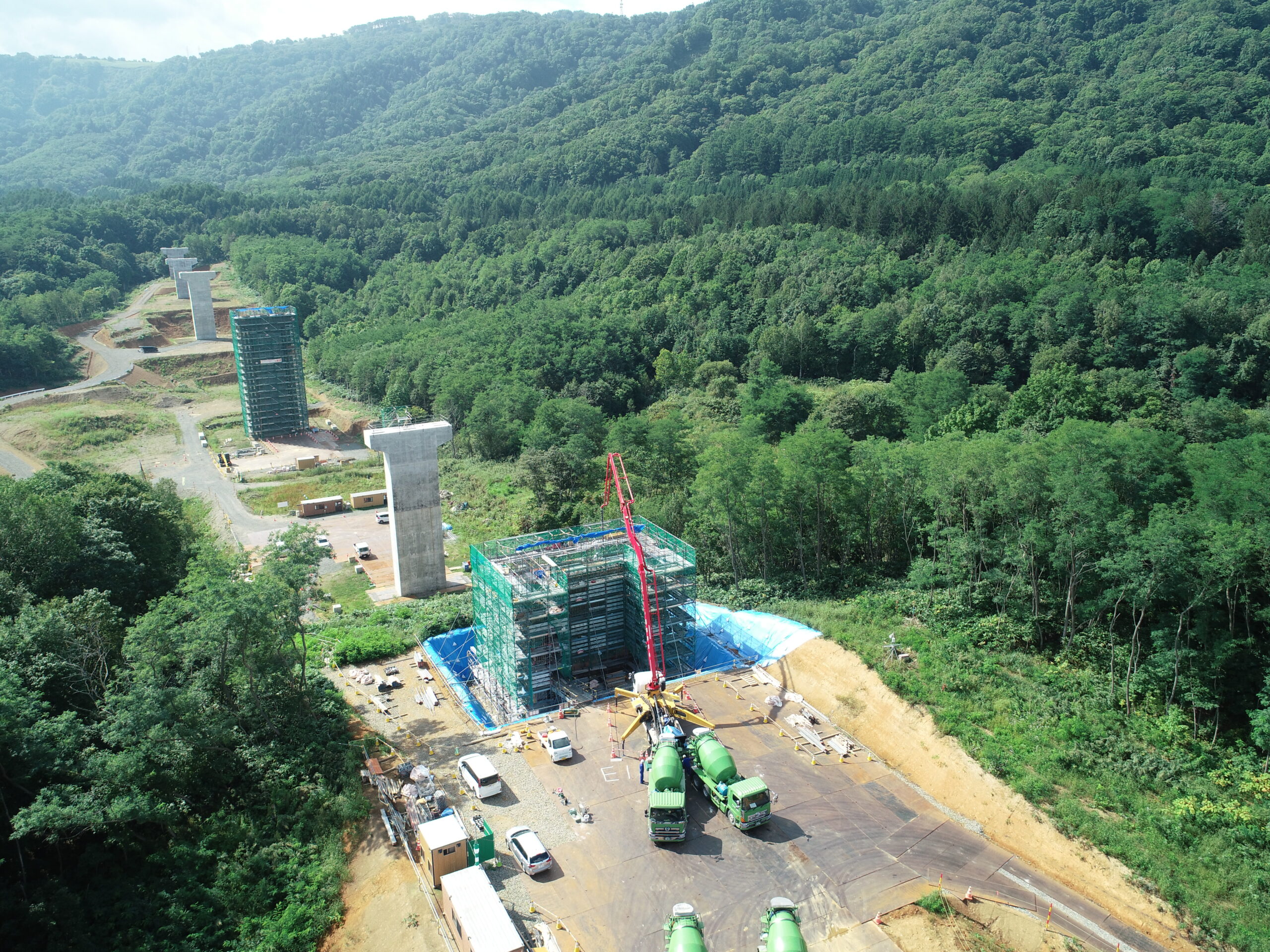 一般国道５号 仁木町 銀山大橋Ａ２橋台工事