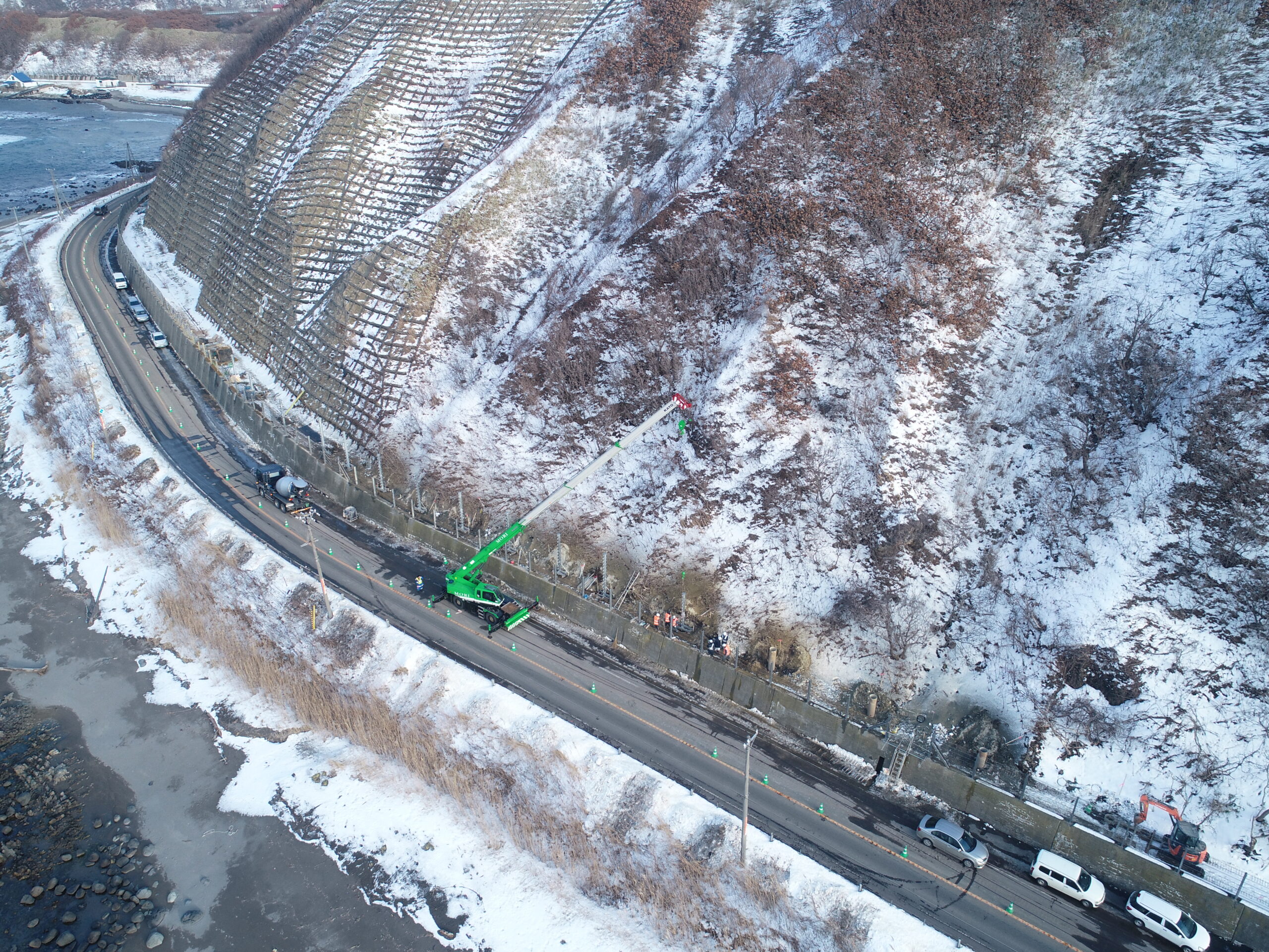 一般国道２２９号　積丹町　野塚災害防除工事