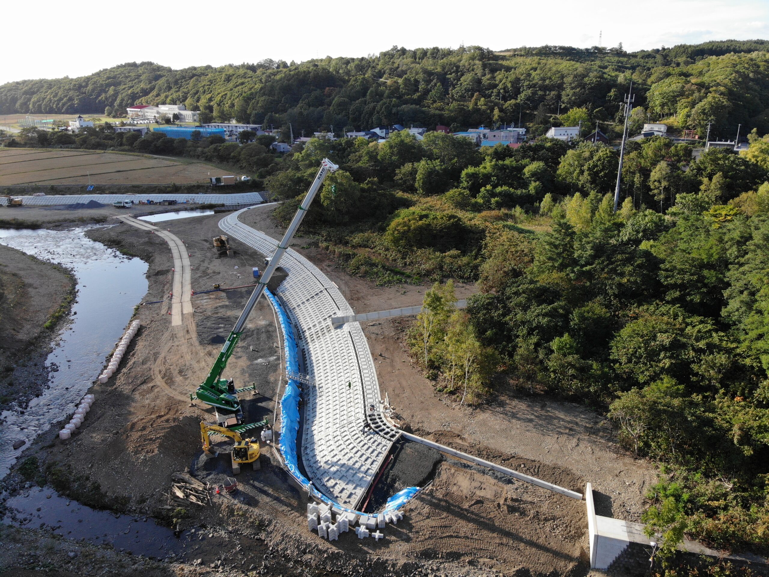 堀株川改修工事２工区